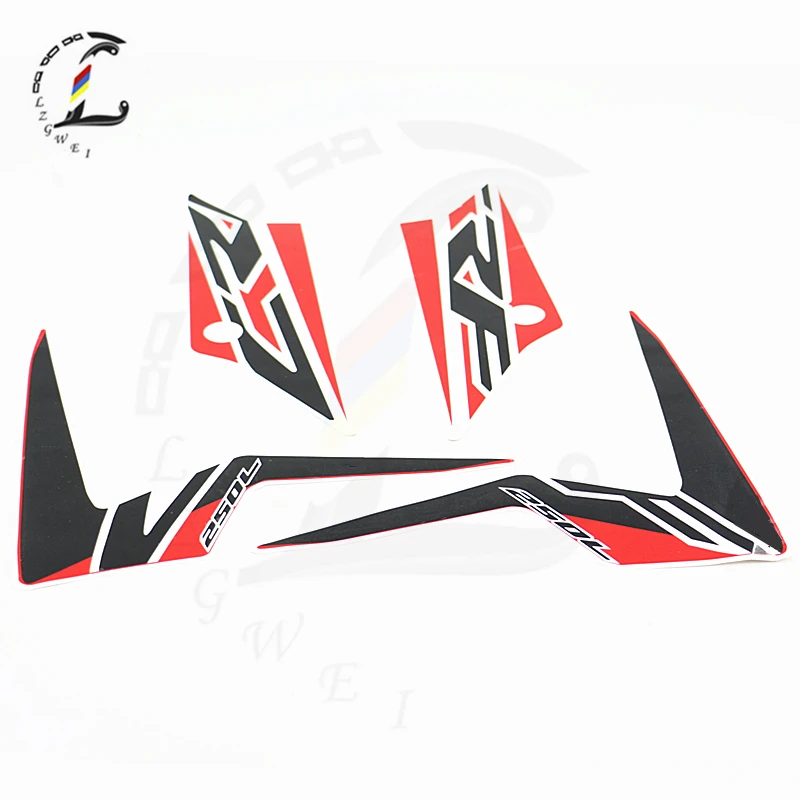 For Honda CRF250L CRF 250 L 250L Motorcycle Off-road Fuel Tank Sticker Whole Car Decal Waterproof Fairing Stickers