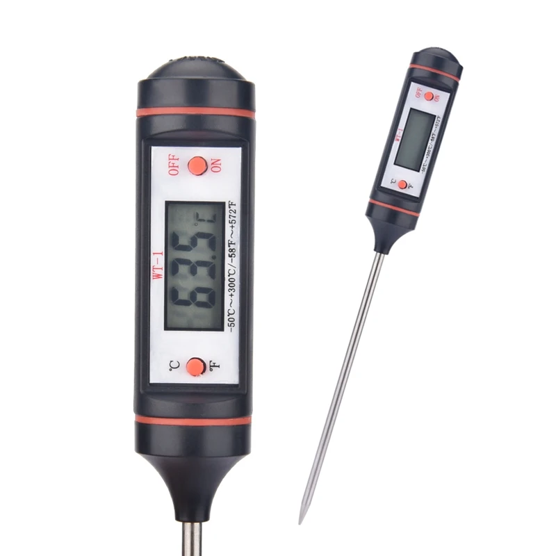 Digital Thermometer BBQ Grill Meat Cookie Tool Car Air Conditioning Temperature Gauge Detector Baby Food Bath Water Thermometer