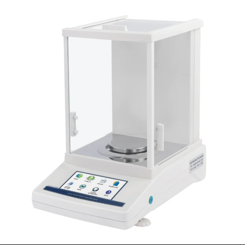 U.S. Solid 0.1mg Analytical Balance, Automatic Internal Calibration Precision Lab Balance, 220g x 0.0001g , Electromagnetic Forc