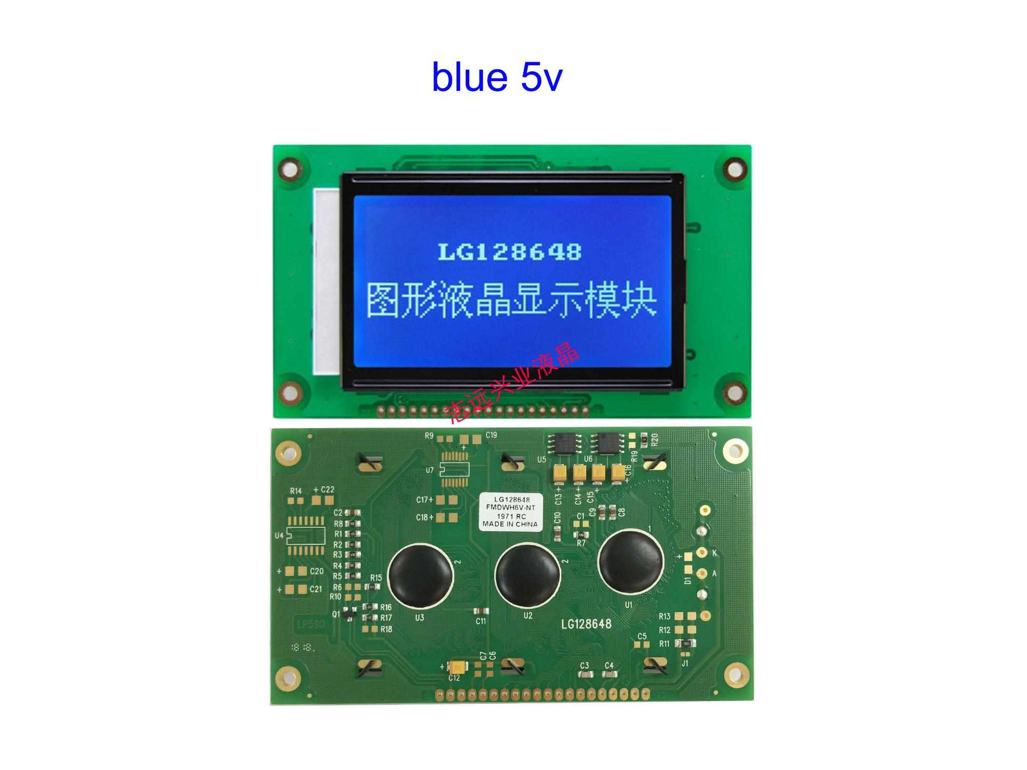 128x64 Lcd Display 113x65mm   LG128648BMDWH6V instead LM12864D WG12864K