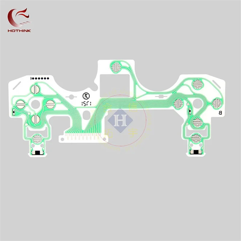 

HOTHINK For Replacement For Sony Playstation 4 PS4 / Pro JDS 040 Controller Conductive Film PCB Circuit Keypad flex Cable