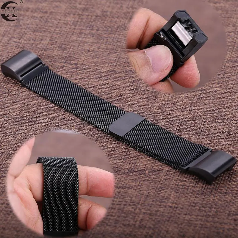 Magnetic Metal Strap For Fitbit Charge 2 Band Replacement Bracelet Wristband For Fitbit Charge 2 Strap Smart Watchband Accessory