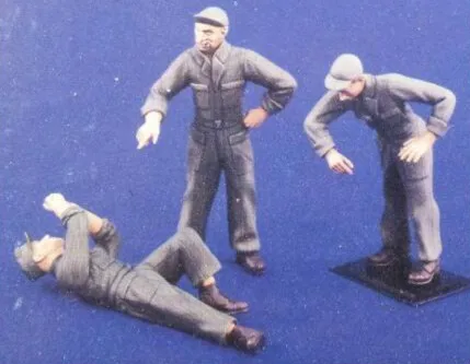 1/35 WWII US Mechanics in Korea (3 Resin Figures/Set) VERLINDEN #1558 Unassembled Uncolored