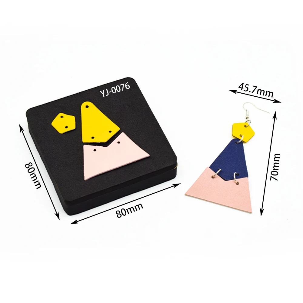 

Wood Die-Cutting Triangular Earring Pincer Scrapbook, Decorative Supplies for Dacaru Machine