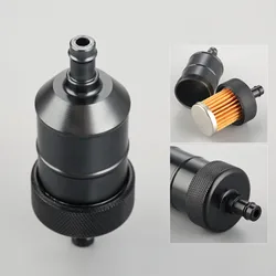 5Color Motorcycle 8mm Petrol Gas Fuel Filter Cleaner CNC Aluminium For Motorcycle Pit Dirt Bike ATV Quad Inline Oil Fuel Filter