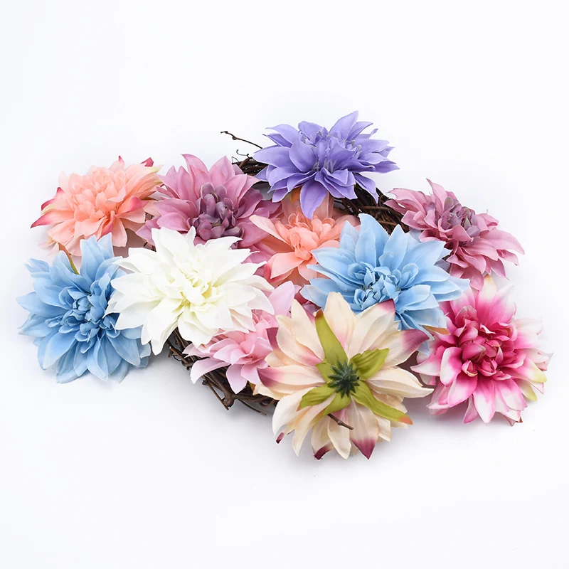 50/100 Pieces Decorative flowers home decoration accessories DIY gifts box scrapbooking wedding brooch cheap artificial flowers