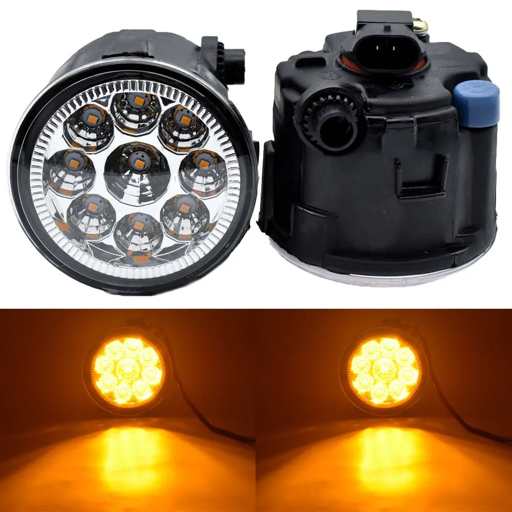 2x Samochodowe przednie światło przeciwmgielne LED Halogenowe światło DRL do Nissan X-Trail T31 Zamknięty pojazd terenowy 2007 2008 2009 2010 2011 2012 2013 — zdjęcie 6
