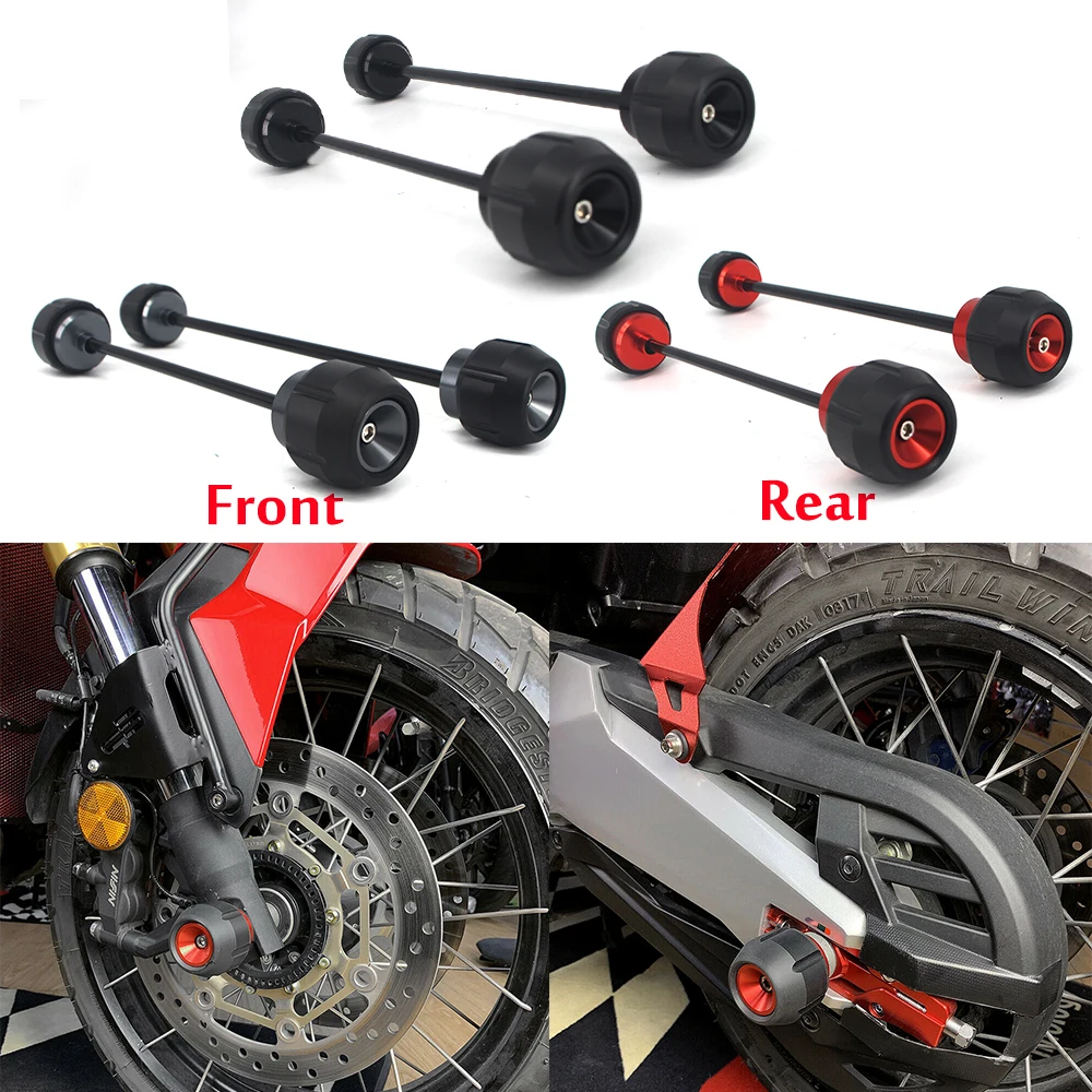 

For Honda XADV750 X-ADV 750 2017-2019 2020 2021 2022 2023 Motorcycle Front Rear Tire Fork Axle Crash Pad Wheel Slider Protector