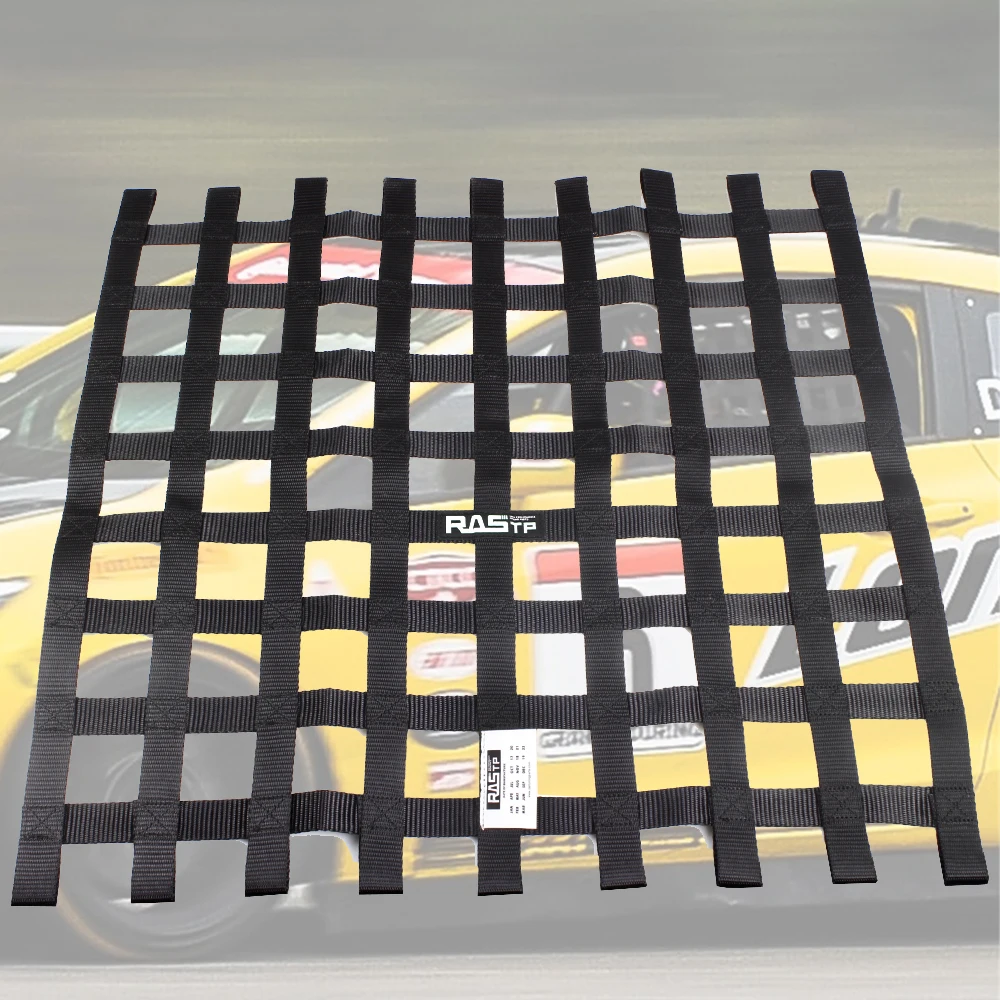 RASTP-Universal 23,6"x23,6" Nylon Rennwagen Fensternetz Auto Rallye Rennsicherheitsausrüstung RS-BAG053 – Detail 10