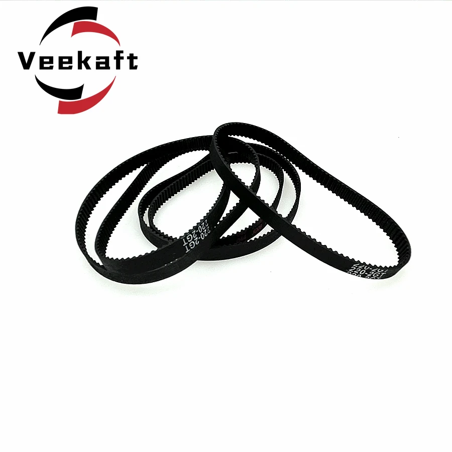 3D Printer Parts GT2 15mm Closed Loop Rubber Timing Belt 600 610 710 760 900 1000 1500mm 2GT 1pcs