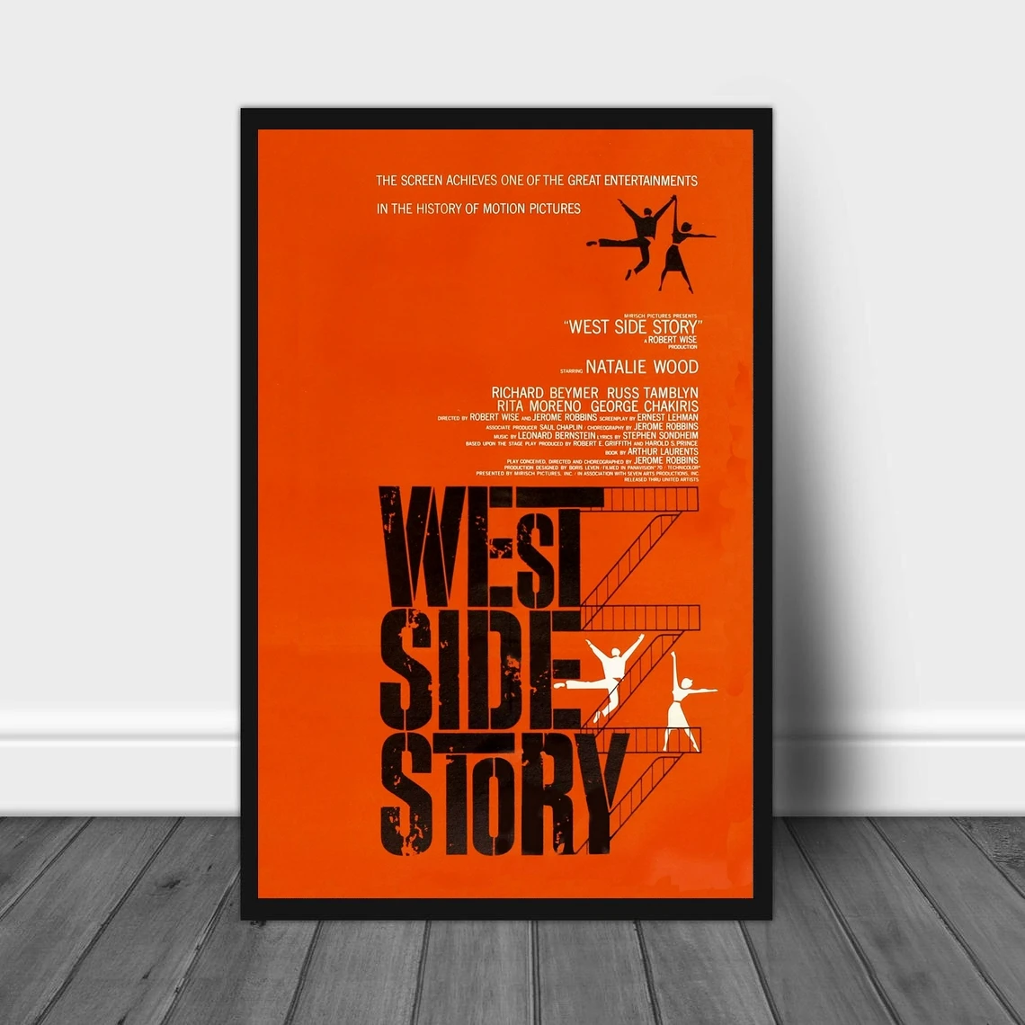 1961 West Side Story Movie Poster Canvas Print Home Wall Painting Decoration (No Frame)