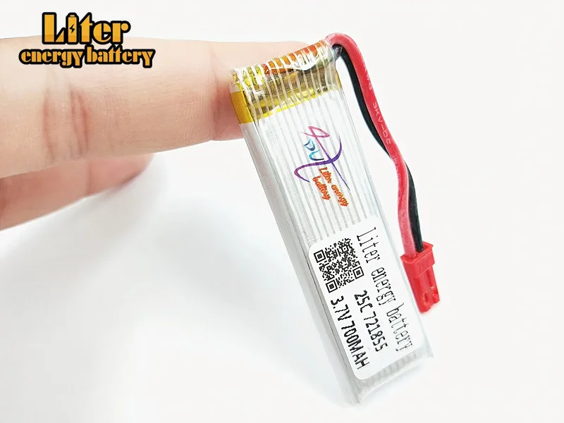 20PCS/LOT 3.7V 700mAh 721855 25c lithium polymer Lipo battery For Udi U815A U818A U819A WLtoys V929 v949 v959 v212 v222