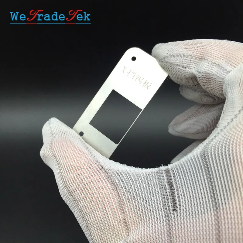 Placa-mãe plataforma de camada intermediária para reballing phone x, plataforma de reparo com pasta de solda & estêncil de reballing