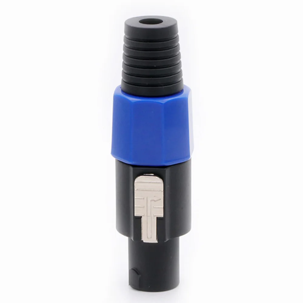 1pc NL4FC Speak Connector, 4Pins, Blue Color, 4poles Speak Male Plug Cable Connector