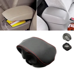 Soft Leather Armrest Cover For Hyundai Sonata 2004 2005 2006 2007 2008 Interior Center Console Lid Armrest Box Cover Trim