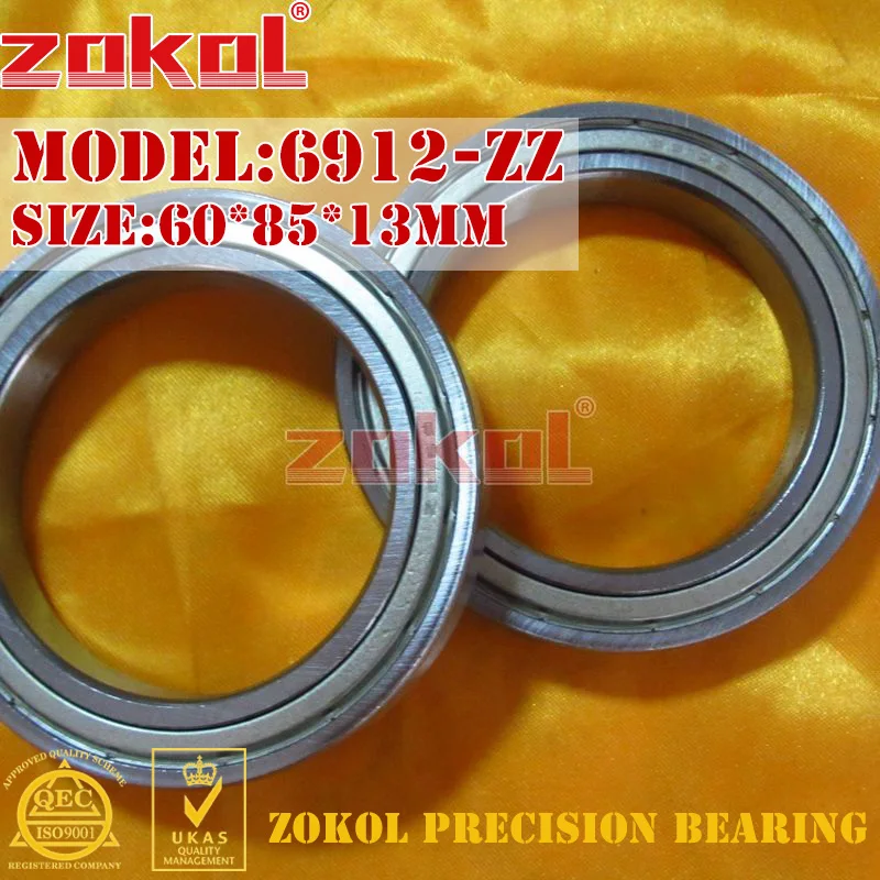 ZOKOL 6911 6912 6913 6914 6915 Zz 2Rs Thin Wall Deep Groove Ball Bearings