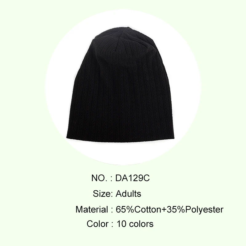 New Fashion Casual Women Men Casual Ribbed Knitted Hat Warm Beanies Soft Vintage Skullies Hat Solid Bonnet Cap