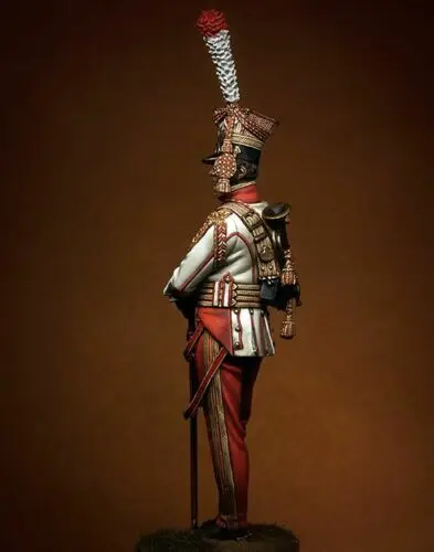 1/18 90mm ancient templar stand with hat (WITH BASE ) Resin figure Model kits Miniature gk Unassembly Unpainted