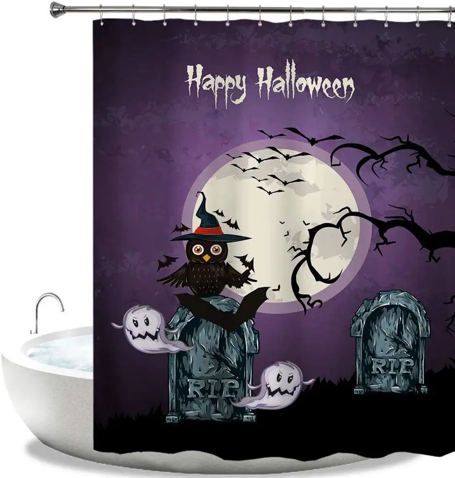 Halloween Decor Decorations High-Definition Image Hooks Included Ghost Grave