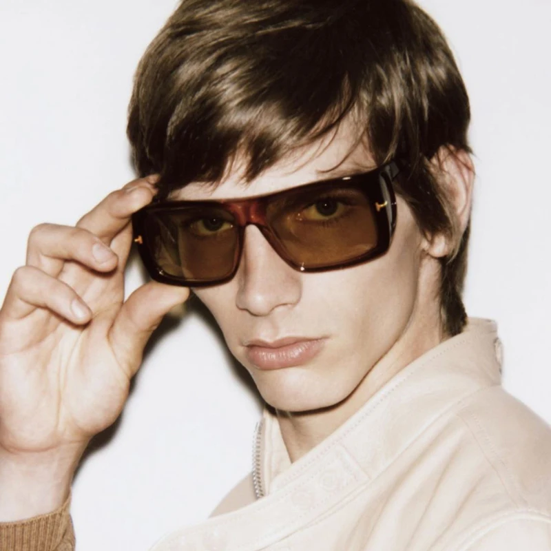 AOZE 2020 modern fashion shield Steam punk vintage Tom sunglasses of unisex gradient sunglasses UV400 sunglasses FT0733