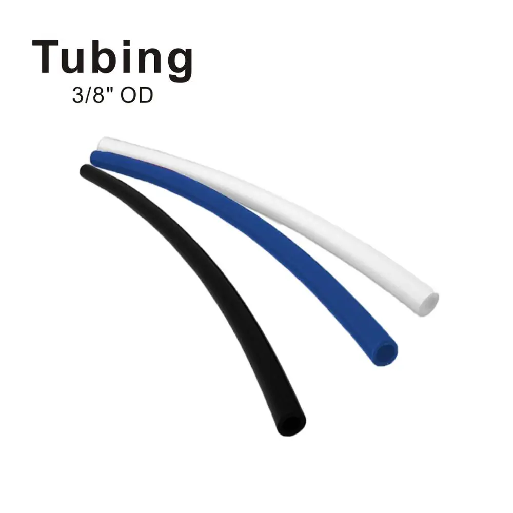 Tubing 3/8 Inch OD, 10 Meters(30 feet) Length Tubing Hose Pipe for Reverse Osmosis RO System-3 Color choose