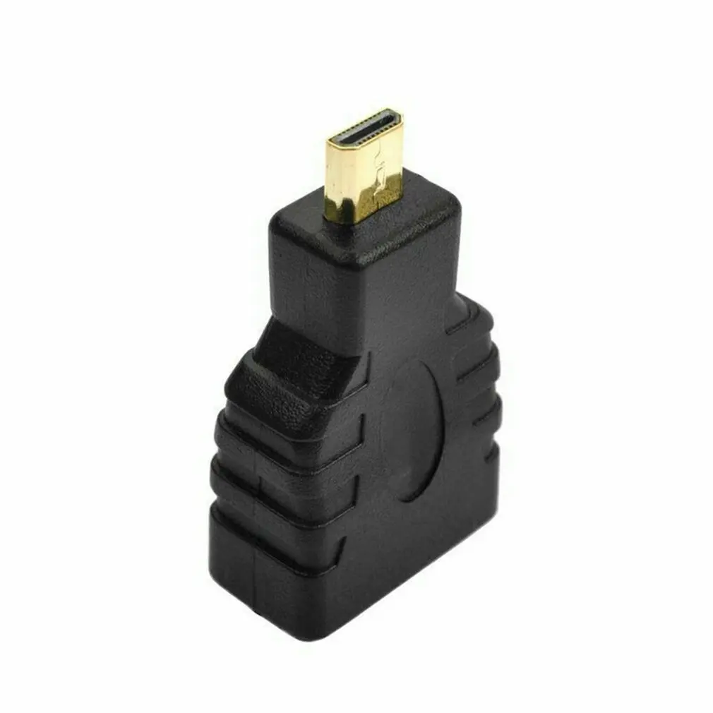 Micro HDMI To HDMI Adapter Gold-Plated 1080P Micro HDMI Male To Standard HDMI For Raspberry Pi 4 Model B Model