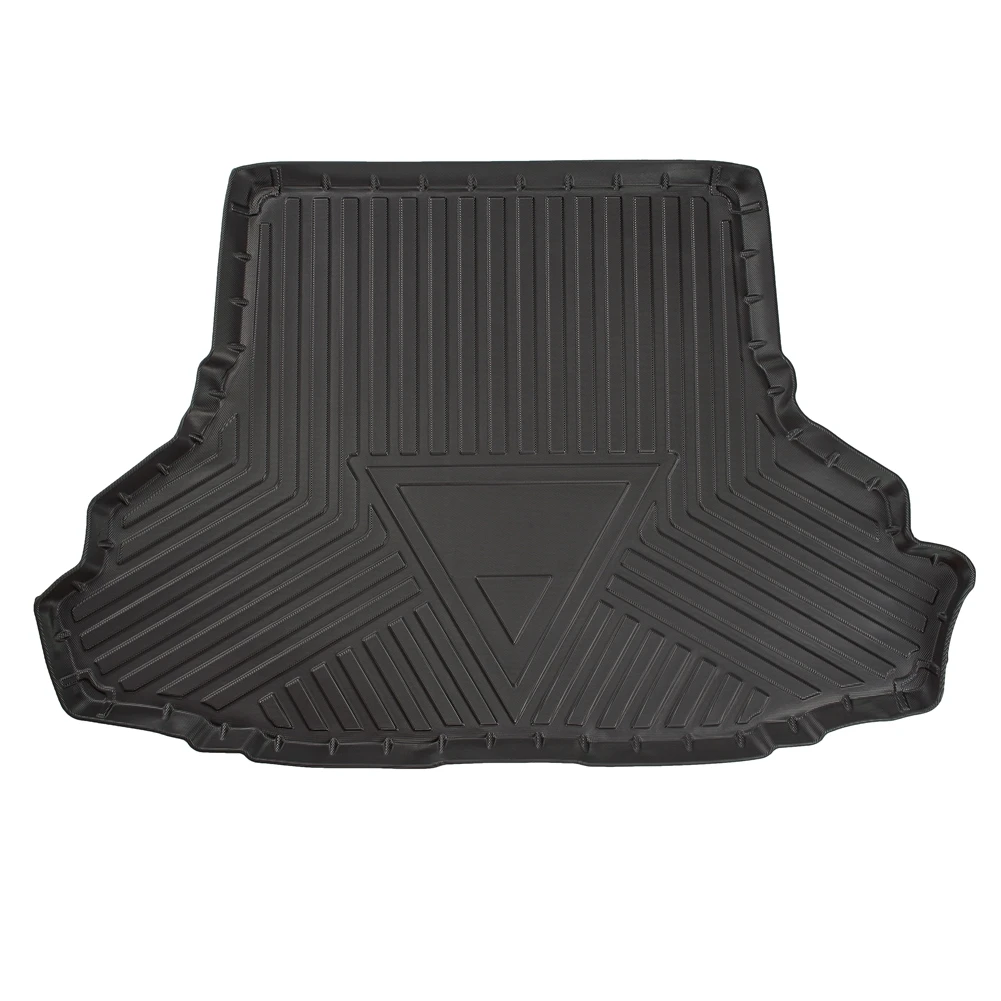 Rear Boot Cargo Mat Fit for Ford Mustang 2015-2020 Black Rubber Car Trunk Liner Cover Protector