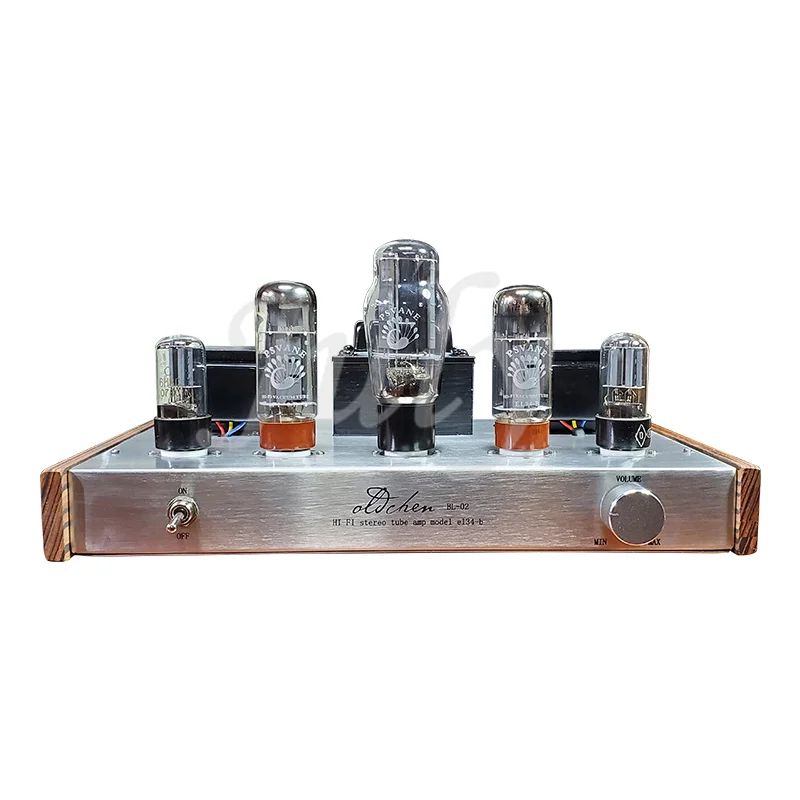 old Chen tube machine pure hand bile rectifier EL34 fever tube amplifier tube amplifier, frequency response: 20Hz--25KHz