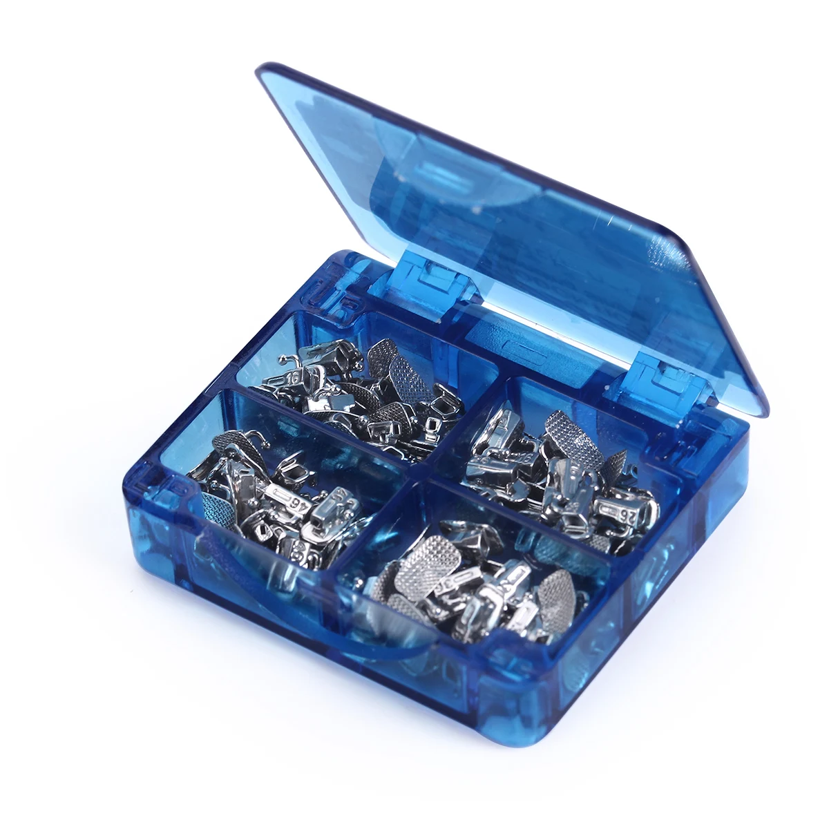 20sets=80pcs/Box Dental Buccal Tube Non-Convertible Bonding 1st/2nd Molar Split Welding Orthodontic Buccal Single Tube