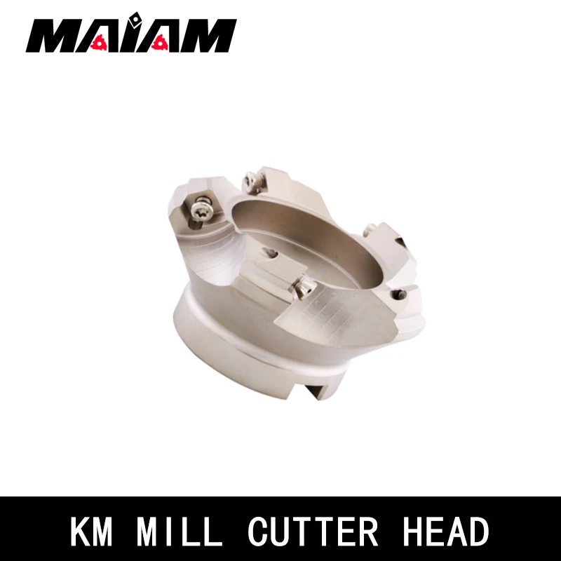 km k12 cutter head shock-resistant k12 face mill cutter head for SEHT1204 SEHT 12 04 milling cutter insert 50 63 80 100 160 200