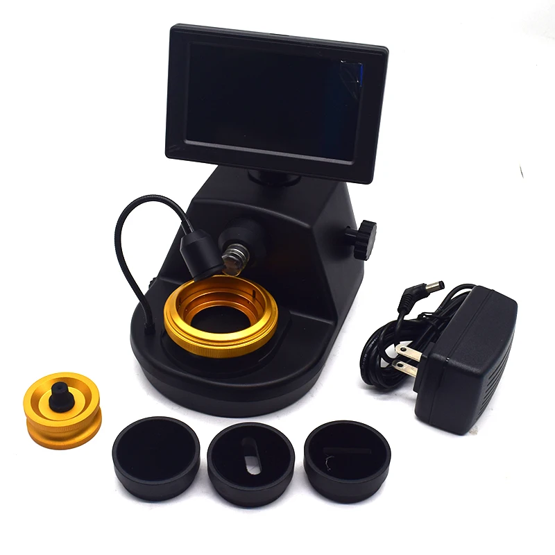 Digital Diamond Girdle Viewer Microscope Camera Diamond Inscription Viewer with 4.3Inch LCD Screen Properties Observer