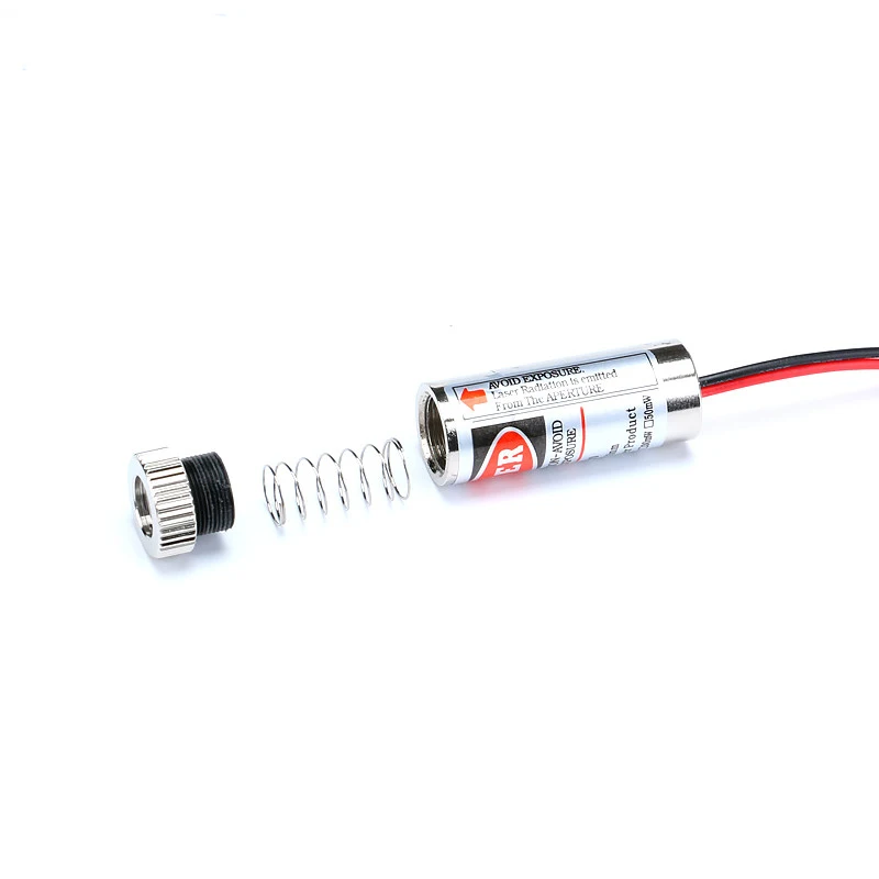 Einstellbare Strahl 650nm 5mW Rot Punkt/Linie/Kreuz Laser Diode Modul Kopf Glas Objektiv Fokussierbar Industrie Klasse 3-5V 12MM