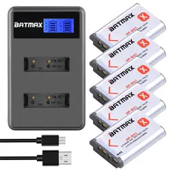 Batmax NP-BX1 akumulator 1860mAh + podwójna ładowarka LCD do Sony ZV-1F FDR-X3000R RX100 M6 M7 AS100V AS300 HX400 HX60 AS50 WX350 AS300V