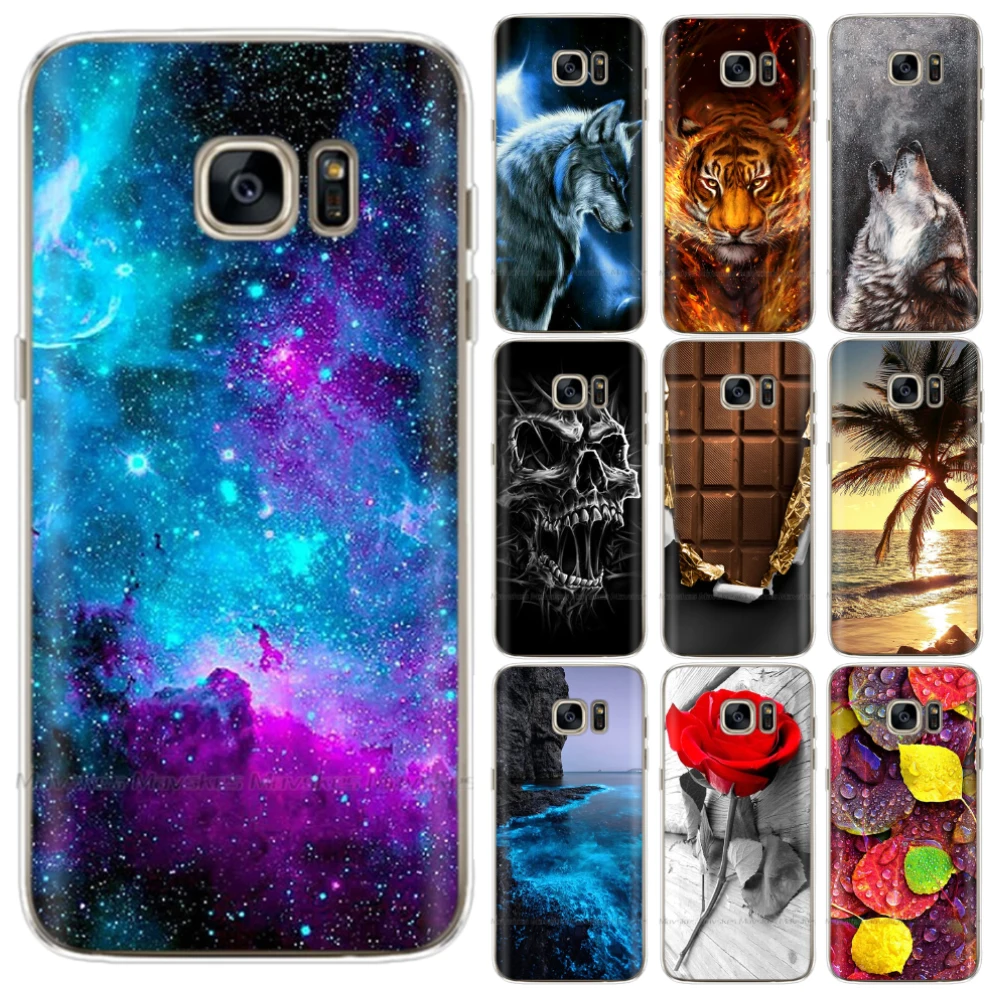 For Samsung Galaxy S7 Edge Case Cover for Samsung Galaxy S6 Edge Case for Samsung S7 S6 G920F I9600 Cover Silicone Fundas Coque