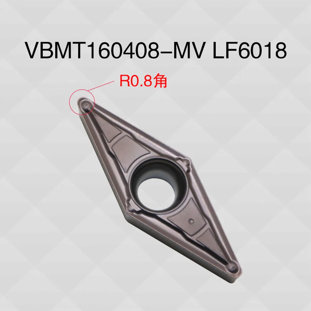 Herramienta de torneado CNC DESKAR100 % original, VBMT160404 VBMT 160408 MV LF6018, hoja de carburo, herramienta de corte