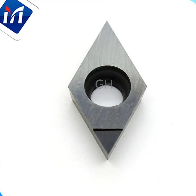 Diamante Pcd Dcmt11t304 Dcmt 11t308 Dcmw Ferramentas de Torno Indexáveis Inserir Placas de Torneamento Cortador de Corte Pkd