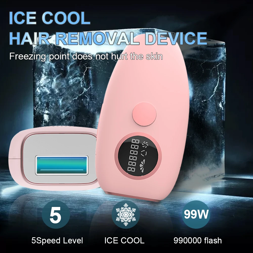 LUCCICA-999999 flashes depilador a laser profissional uso doméstico dispositivos ipl remoção do cabelo para cabelo feminino removedor cera depilatoria