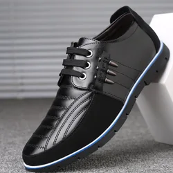 New Men's Casual Shoes Summer Autumn Leather Men Shoes Fashion Men Loafers Italy Handmade Male Business Wedding Dress Shoes