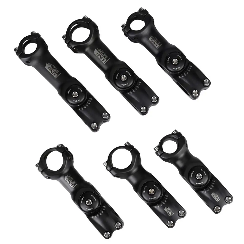 

UNO MTB Handlebar Stem Riser 0-60 Adjustable Angle Bike Stem Bicycle 25.4/31.8mm Aluminum Alloy Front Fork Stem Adapter Mountain