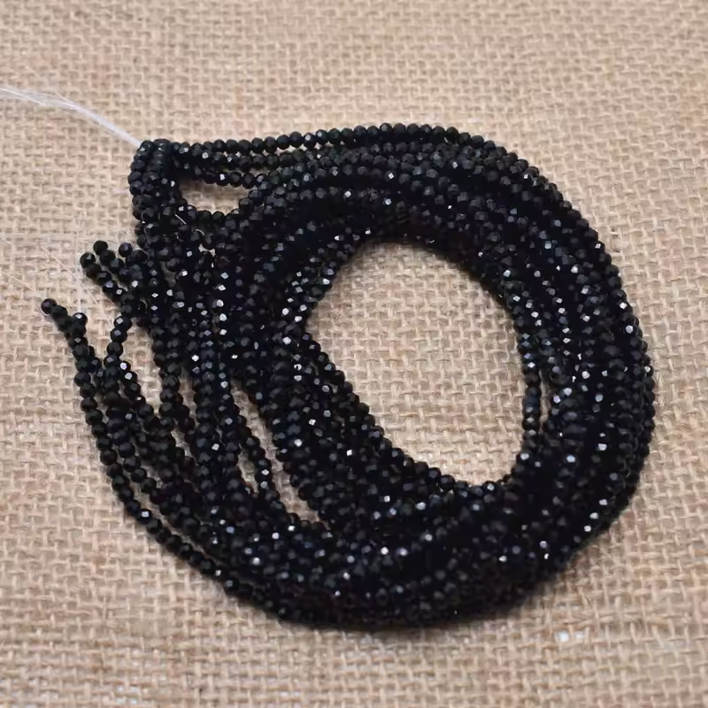 Yanqi 2 3 4mm Rondell Austria Faceted Crystal Beads Round Glass Beads Loose Spacer Beads for Jewelry Making DIY - Image 30