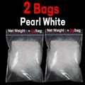 2 bolsas color blanco perla