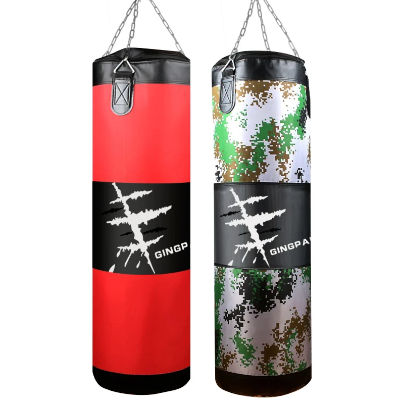 NEW SET!100cm Training Fitness MMA Boxing Bag  Sand Punch Punching Bag Sandbag(empty) Adult PU gloves children playing sandbags