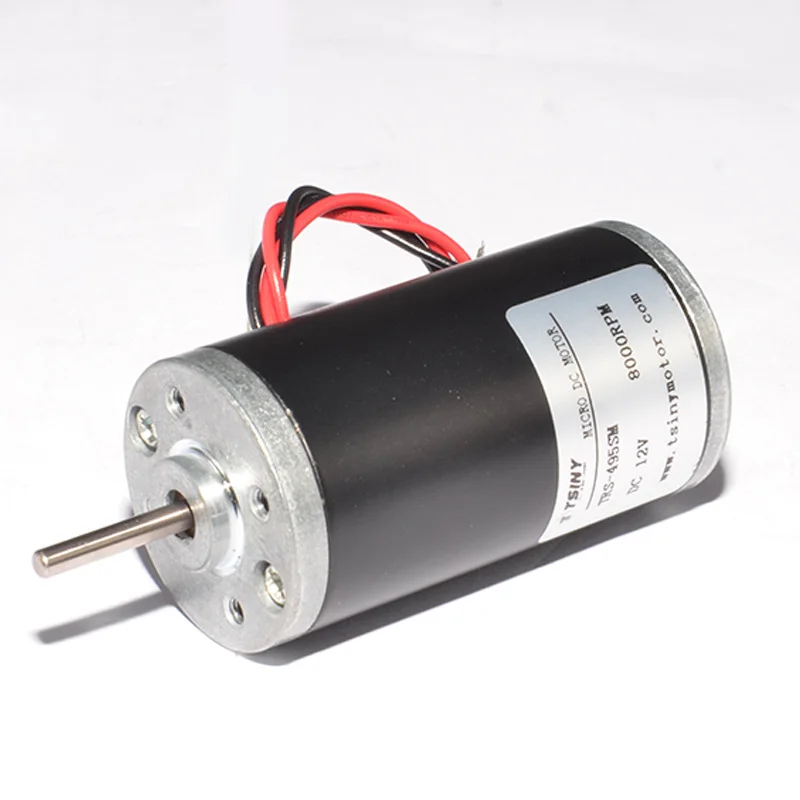 

Permanent magnet 495 light motor DC motor 12V 8000 rpm high speed baby carriage motor Good wear resistance