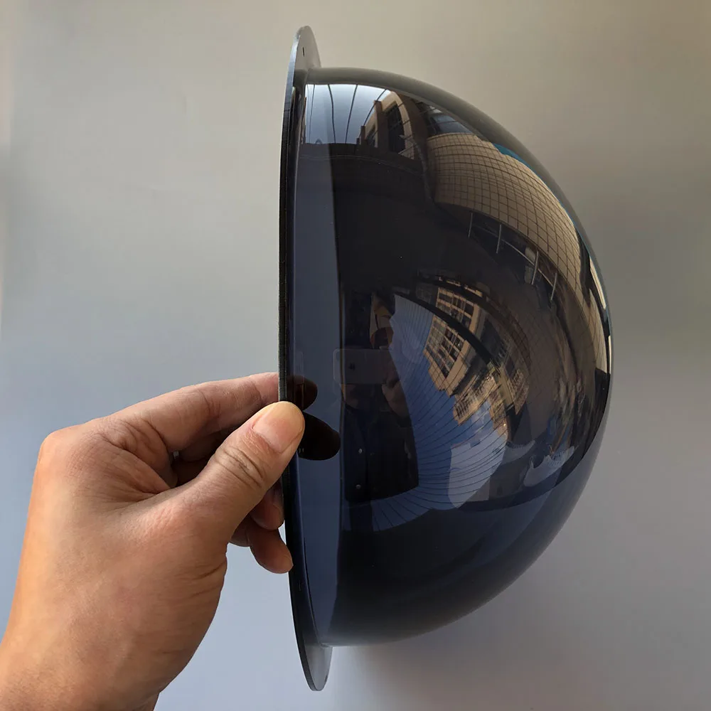 11.6 Inch Big Size Outdoor Waterproof SMOKE Acrylic Plexi Glass Round Cover Surveillance CCTV Camera Dome Protector Housing Case