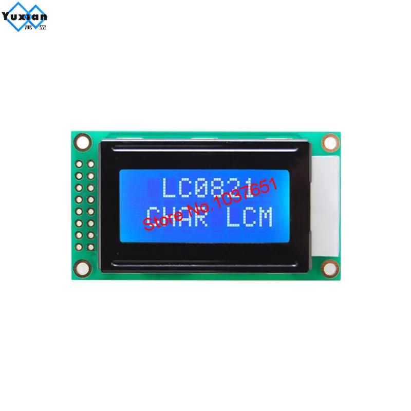 LCD modul 8x2 charakter display LC0821 SPL780D1 statt HD44780 WH0802