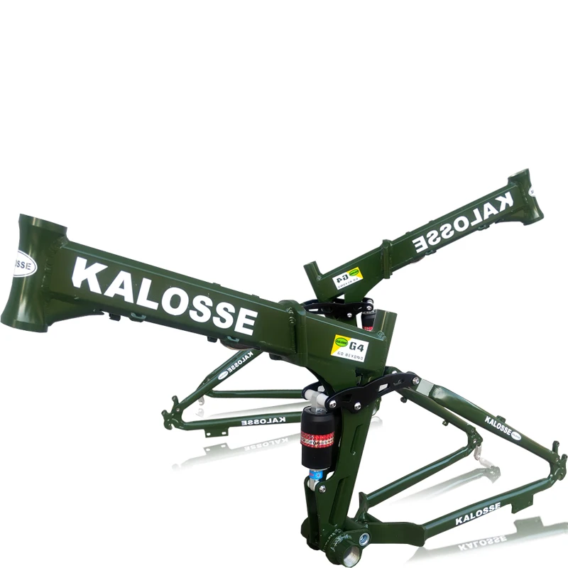 26*4.0 Snow Bike Frame 17 Inches 165mm Travel Bicycle Frame Kalosse 1-1/8 Inches Folding frames