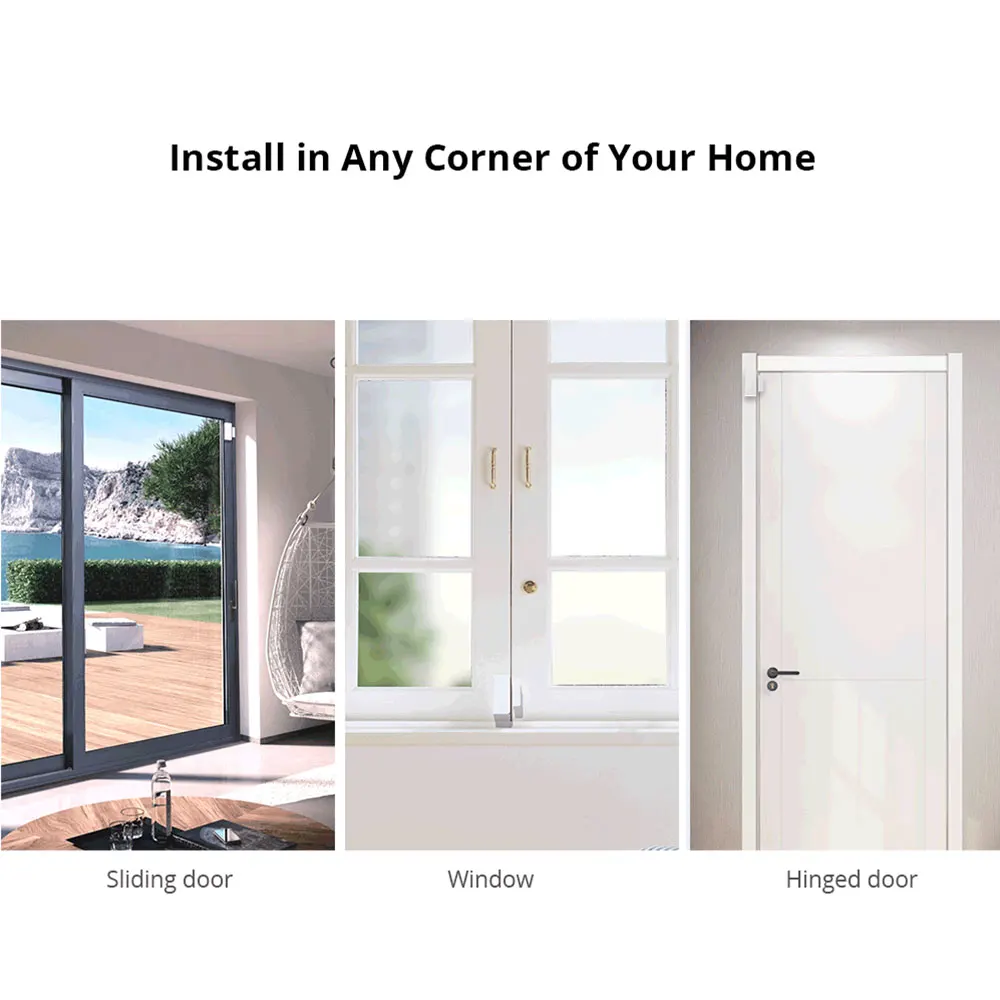 Sonoff DW2-WiFi Wireless Security Door/Window Sensor Home Sercurity Alarm Work With eWeLink APP Support Sonoff Devices IFTTT