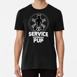 Nerdy Doggo Service Pup T Shirt Pup Pup zagraj w ludzkie szczenięta