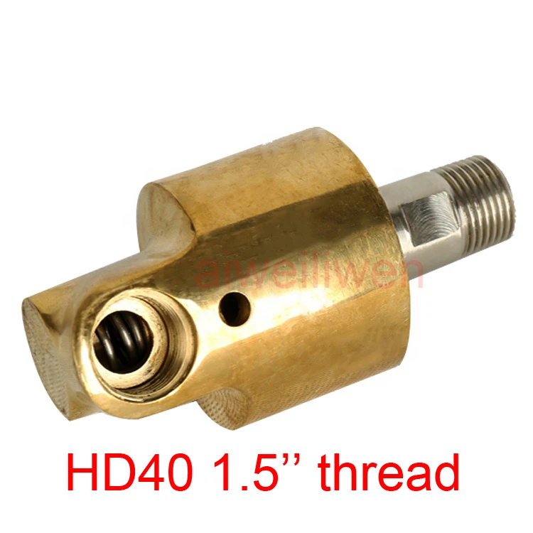 

HD40 DN40 1.5 inch rotating joint 360 rotary joint Water air oil swivel coupling Spray universal connector brass rotation union