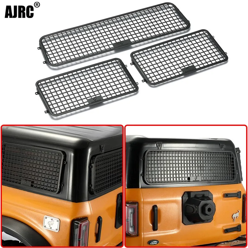 

Metal Three-dimensional Car Window Netting Side+rear Window Netting For Trax Trx4 92076-4 Bronco